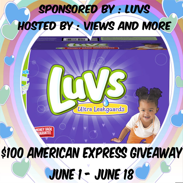 Luvs $100 American Express Giveaway Ends 06/18